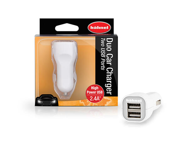 Hähnel Duo Car USB Charger Lad to usb-enheter samtidig 